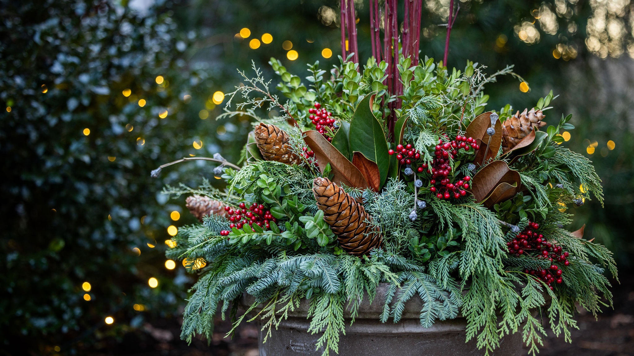 A holiday planter